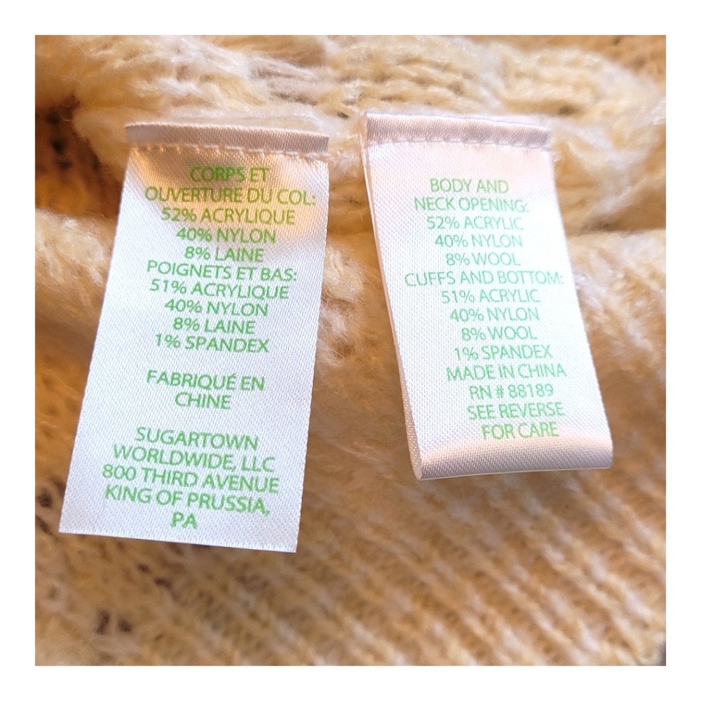 NWT Lilly Pulitzer Corabelle Crewneck Honeycomb Knit Sweater Coconut Cream Small - Picture 11 of 16